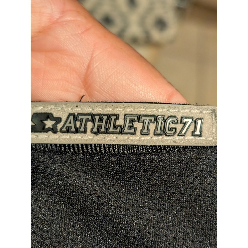 Starter Black Track Jacket Full Zip‎ Athletic Warm Up Coat Size XL 0164 - Picture 5 of 6